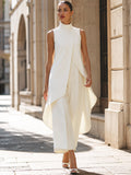 MARTINA | Vestido largo y elegante con corte en picado