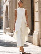 MARTINA | Vestido largo y elegante con corte en picado