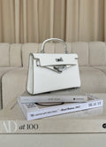 Kels — Mini Bolso Blanco Cocodrilo | Cocodrilo Premium