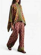 Bohemian Graphic Oversized Shirt