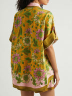 Tropical Botanical Shirt & Shorts Set