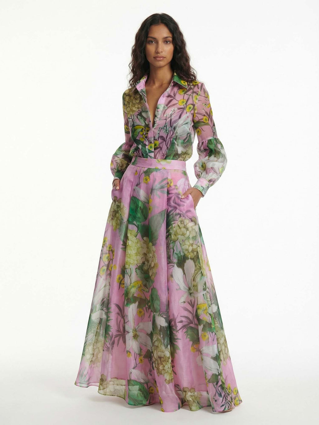 ELENA | Camisa floral de corte holgado