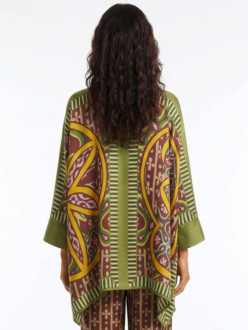 Bohemian Graphic Oversized Shirt