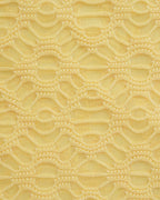 Yellow Jacquard Textured Bikini Set