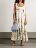 Elegant Cream Ballet Sundress with Delicate Straps