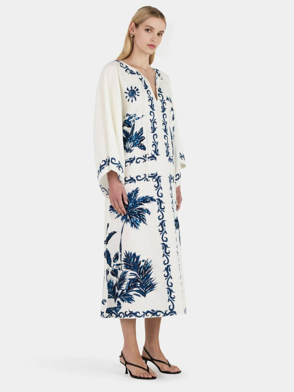 NEREIDA | Vestido largo boho con estampado
