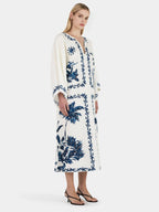 NEREIDA | Vestido largo boho con estampado