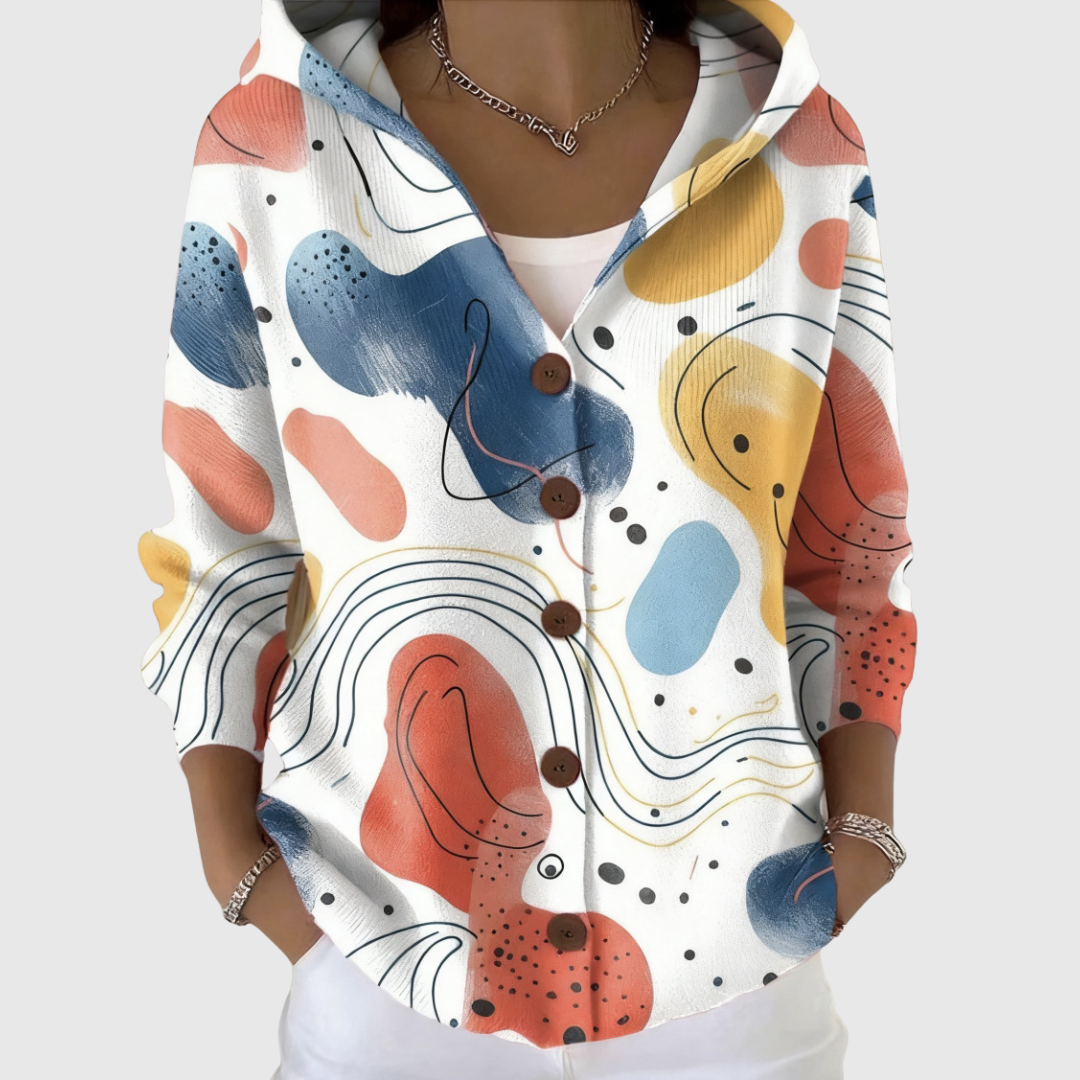DÁCIL | Chaqueta de punto con capucha