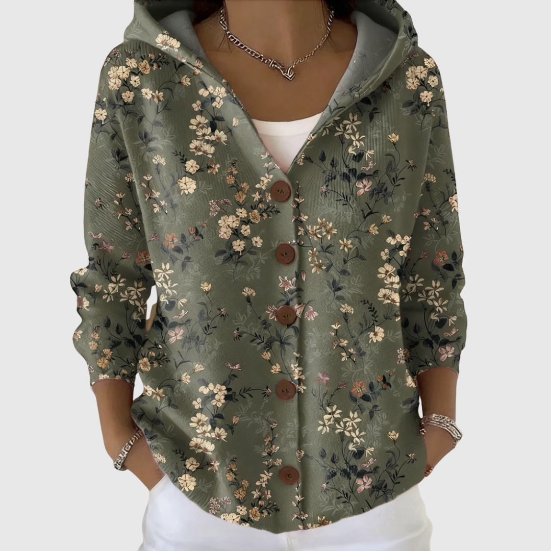 LORETO | Chaqueta de punto con capucha