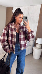 Rossella Cuadros — Chaqueta Acolchada Cuadros Escoceses | Lujo Escocés