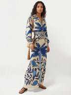 Colorful Printed Maxi Skirt Set