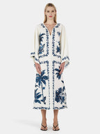 NEREIDA | Vestido largo boho con estampado