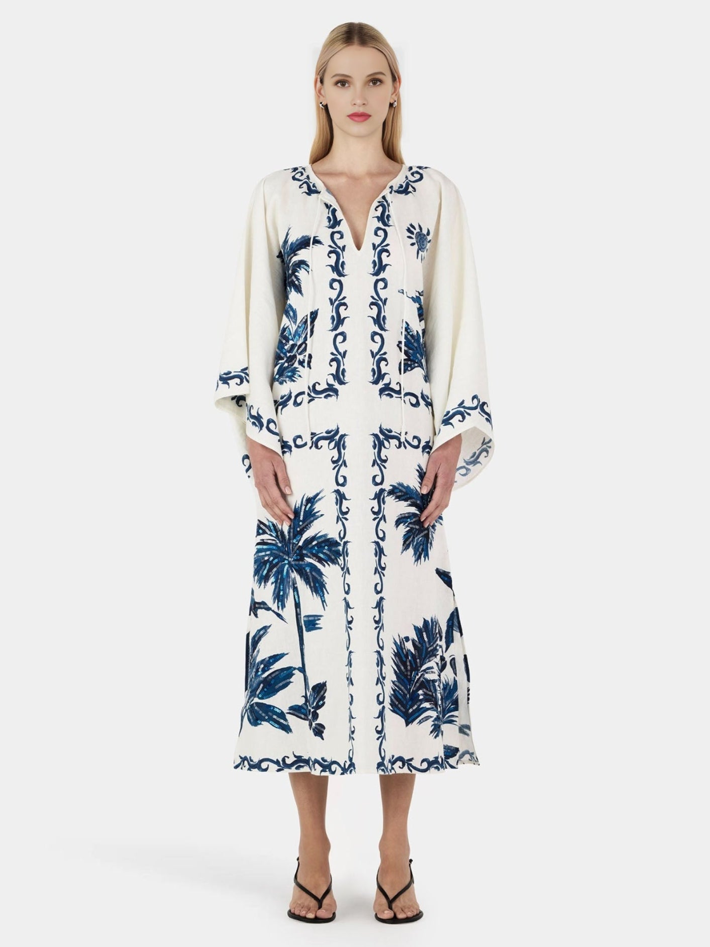 NEREIDA | Vestido largo boho con estampado