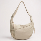 FABIOLA | Bolso de hombro beige en nailon