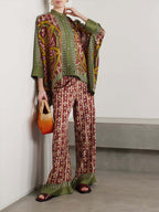 Bohemian Graphic Oversized Shirt
