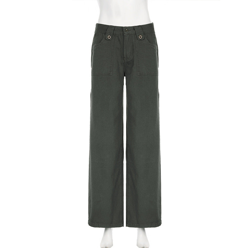 Urbana — Pantalón Cintura Alta Estilo Urbano | Mujer