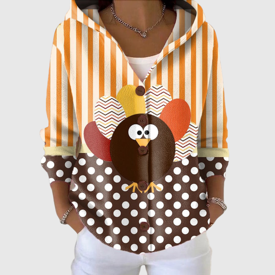 MANOLI | Chaqueta de punto con capucha