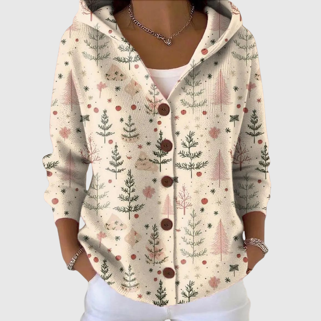 MARIÁN | Chaqueta de punto con capucha