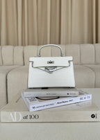 Kels — Mini Bolso Blanco Cocodrilo | Cocodrilo Premium