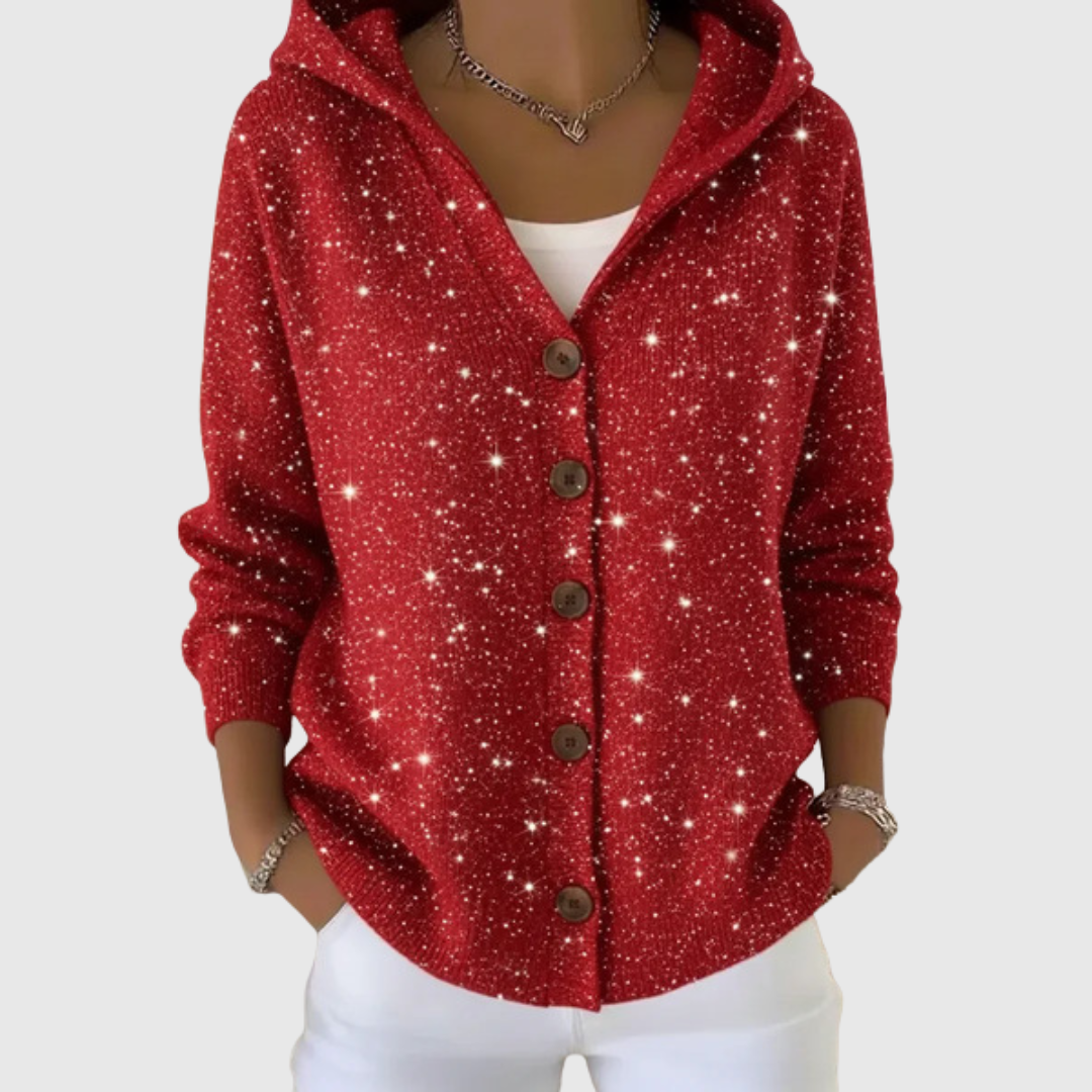 ENCARNA | Chaqueta de punto con capucha