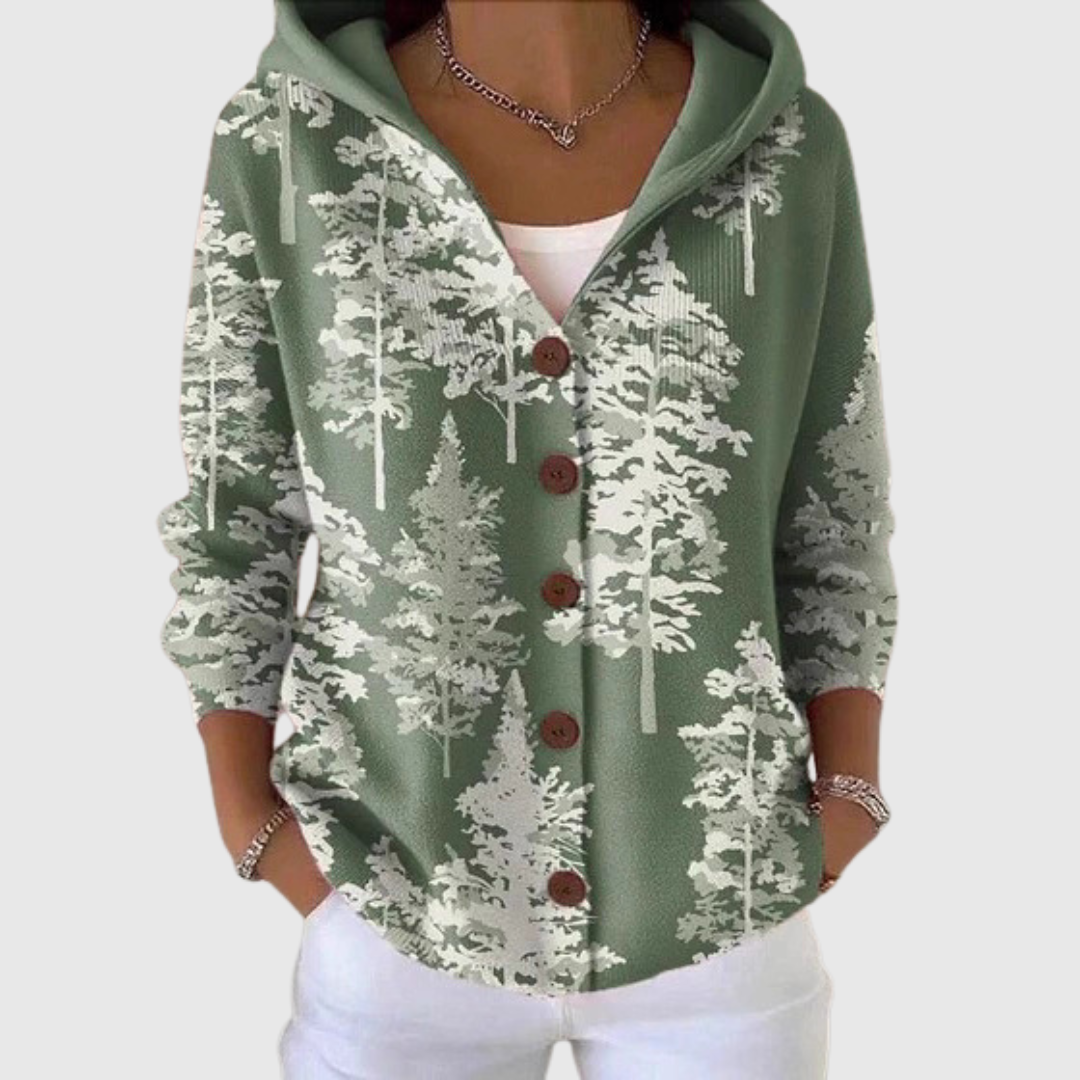 CONCHI | Chaqueta de punto con capucha