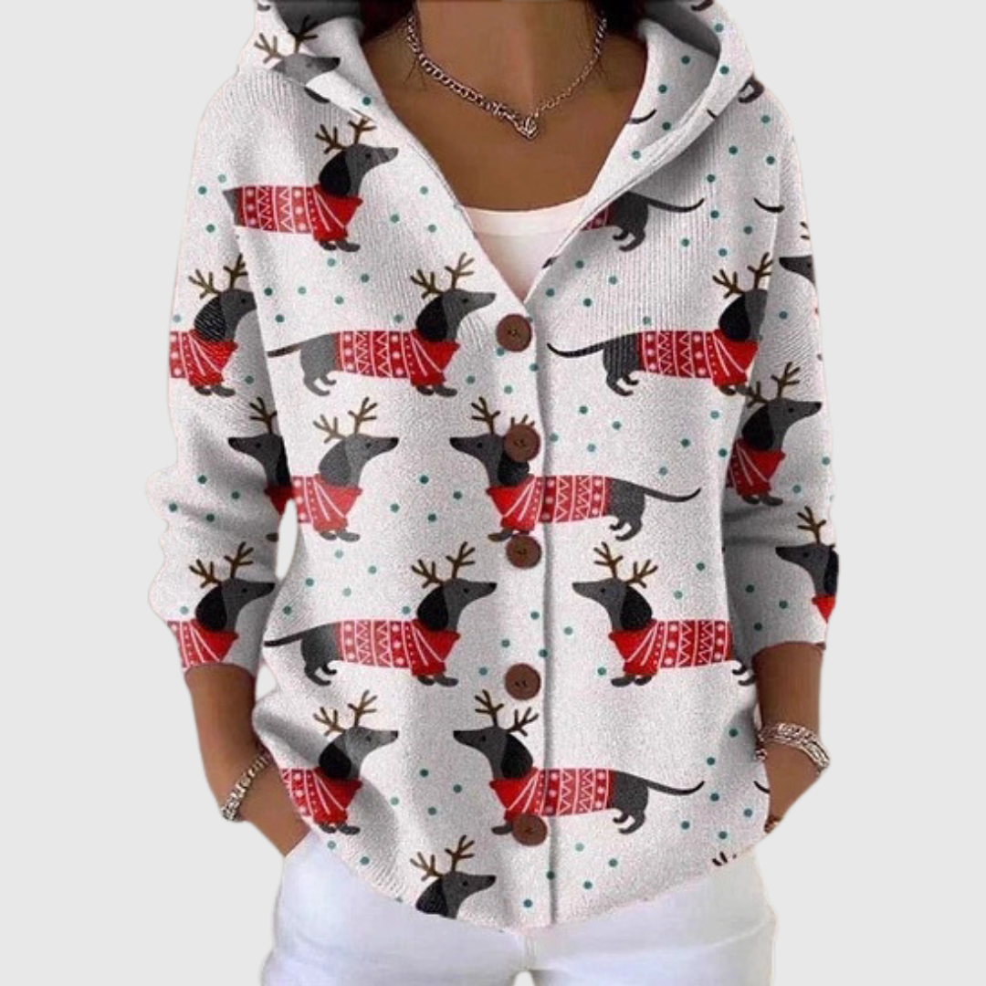 PEPA | Chaqueta de punto con capucha