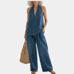 Ivy | Set Gemellare Denim Effetto Vintage Lavato Morbido