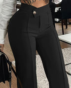Nova — Pantalón Recto Exclusivo | Silueta Definitiva Mujer