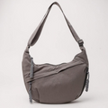 ÚRSULA | Bolso de hombro gris en nailon