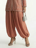 Embroidered Terracotta Pants
