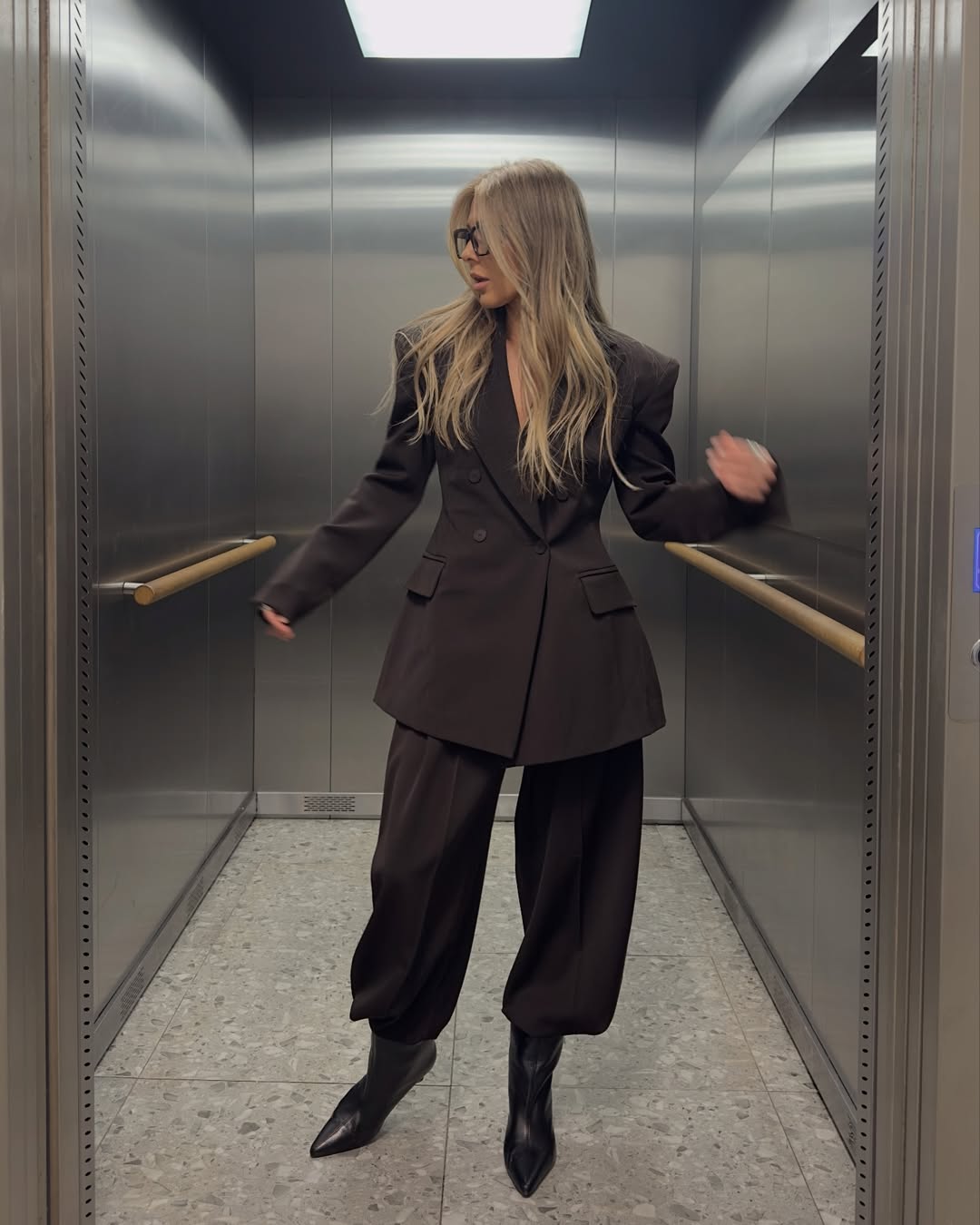 París Negro — Conjunto Blazer Oversize y Palazzo | La Parisina
