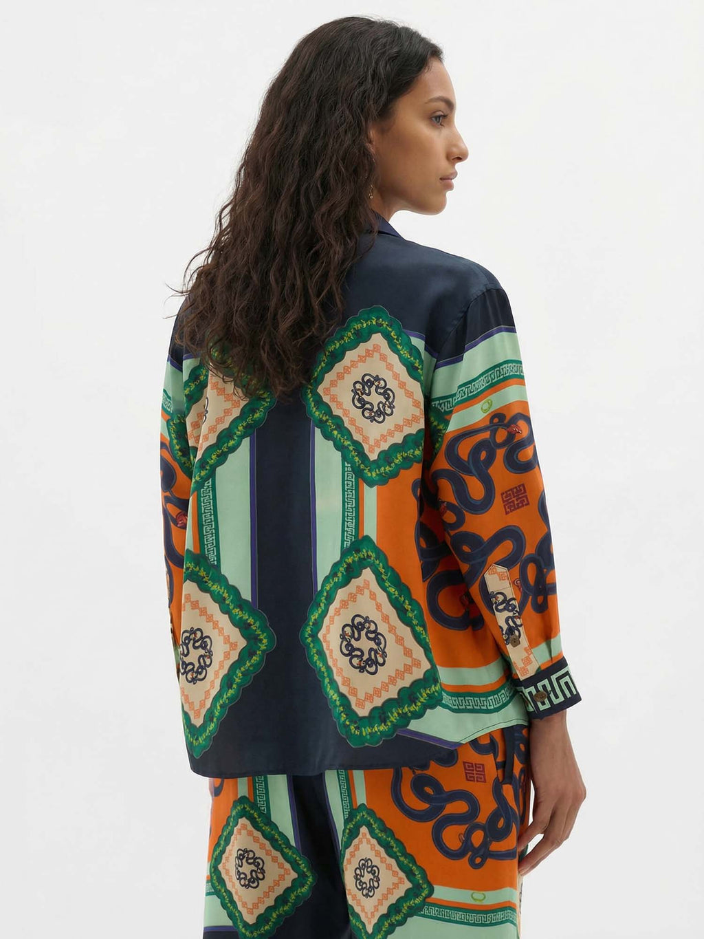 ESTRELLA | Camisa de estampado mosaico geométrico