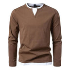 Rubén — Camiseta Manga Larga Algodón Premium | Hombre