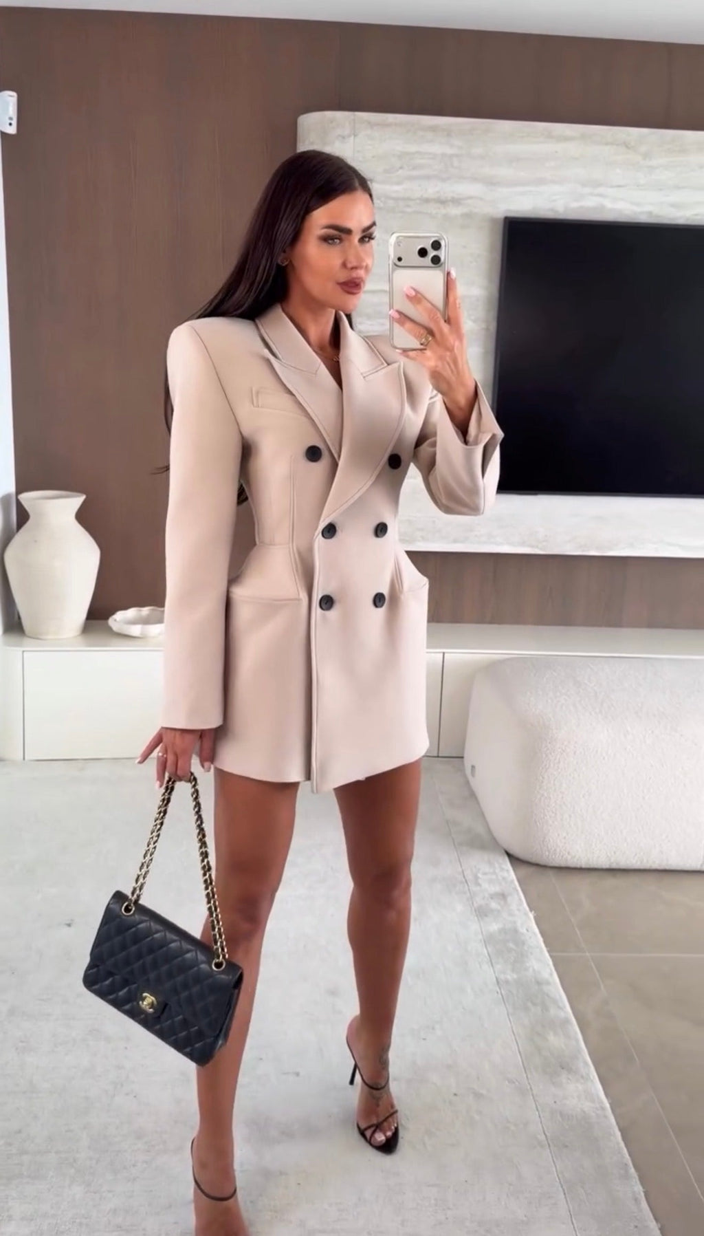 Madame Elegancia — Vestido Blazer Doble Botonadura | Autoridad