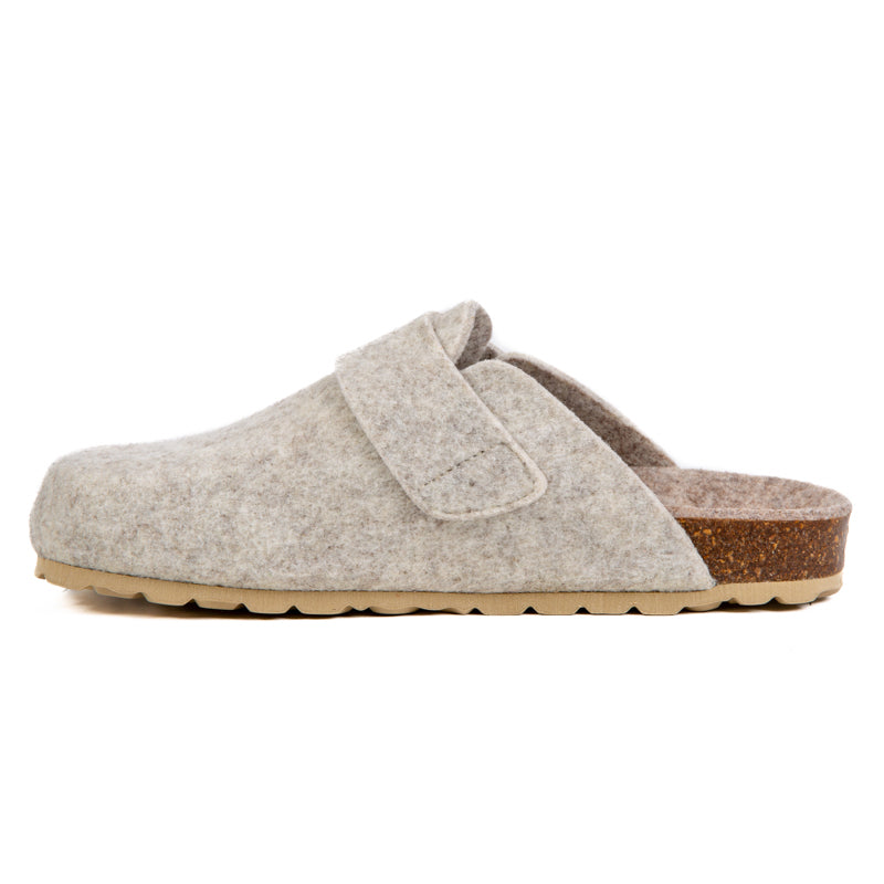 HELENA | Zueco Beige Mujer