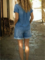 Stefania | Comodo Set di Denim Corto