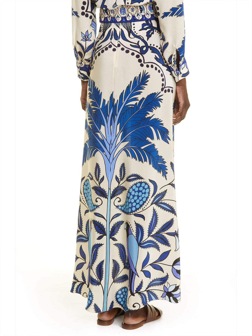 Colorful Printed Maxi Skirt Set