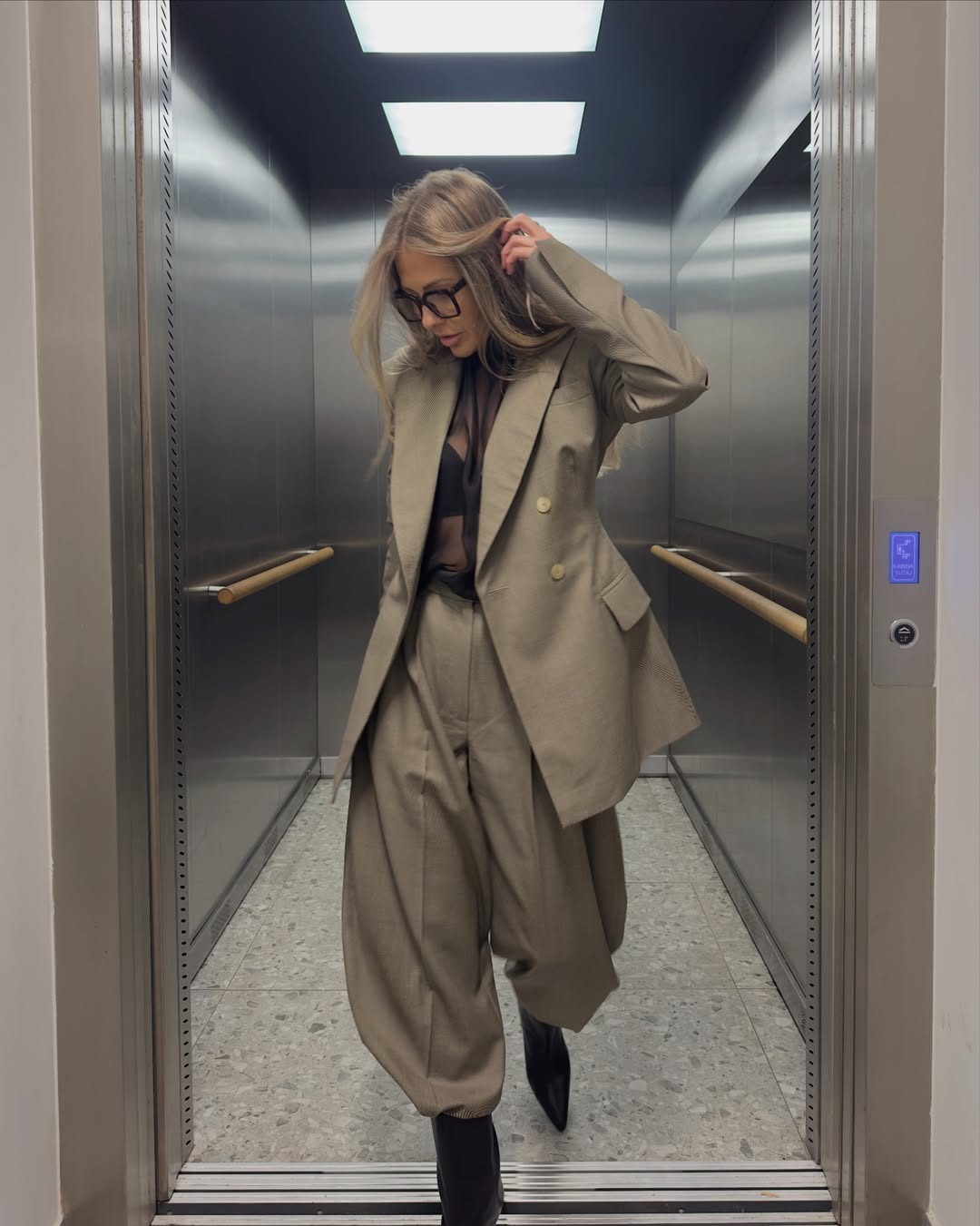 París Negro — Conjunto Blazer Oversize y Palazzo | La Parisina