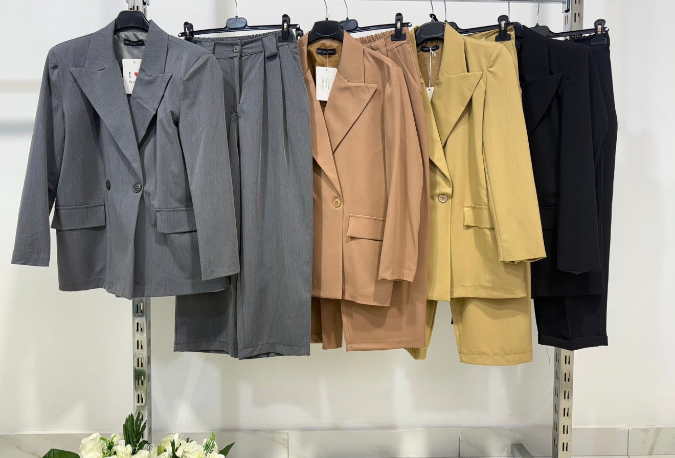 París Negro — Conjunto Blazer Oversize y Palazzo | La Parisina