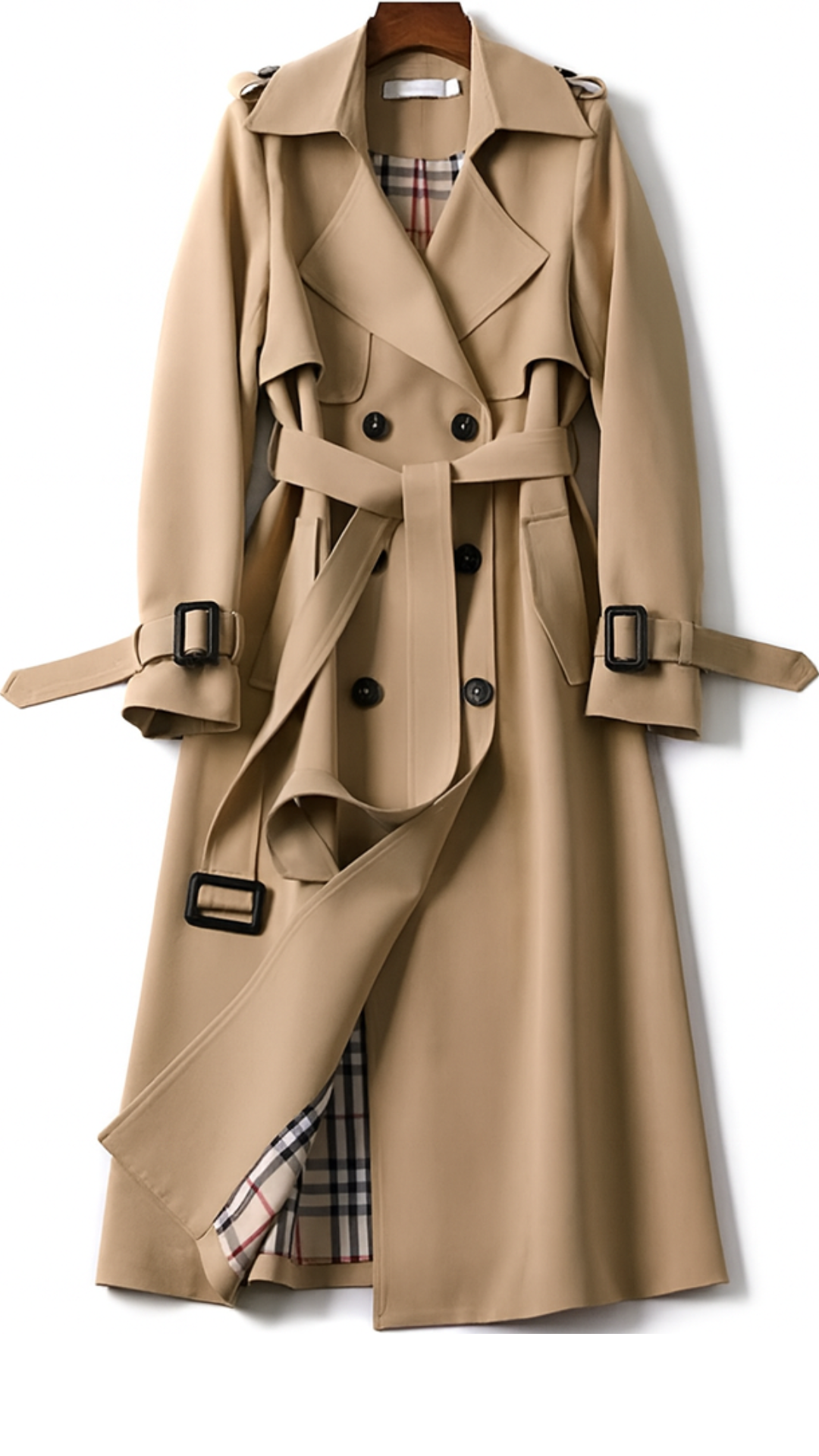 Céline — Gabardina Elegante Alta Confección | Mujer