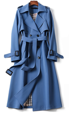 Céline — Gabardina Elegante Alta Confección | Mujer