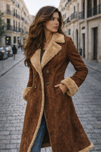 Tina — Abrigo Largo Elegante Edición Limitada | Mujer