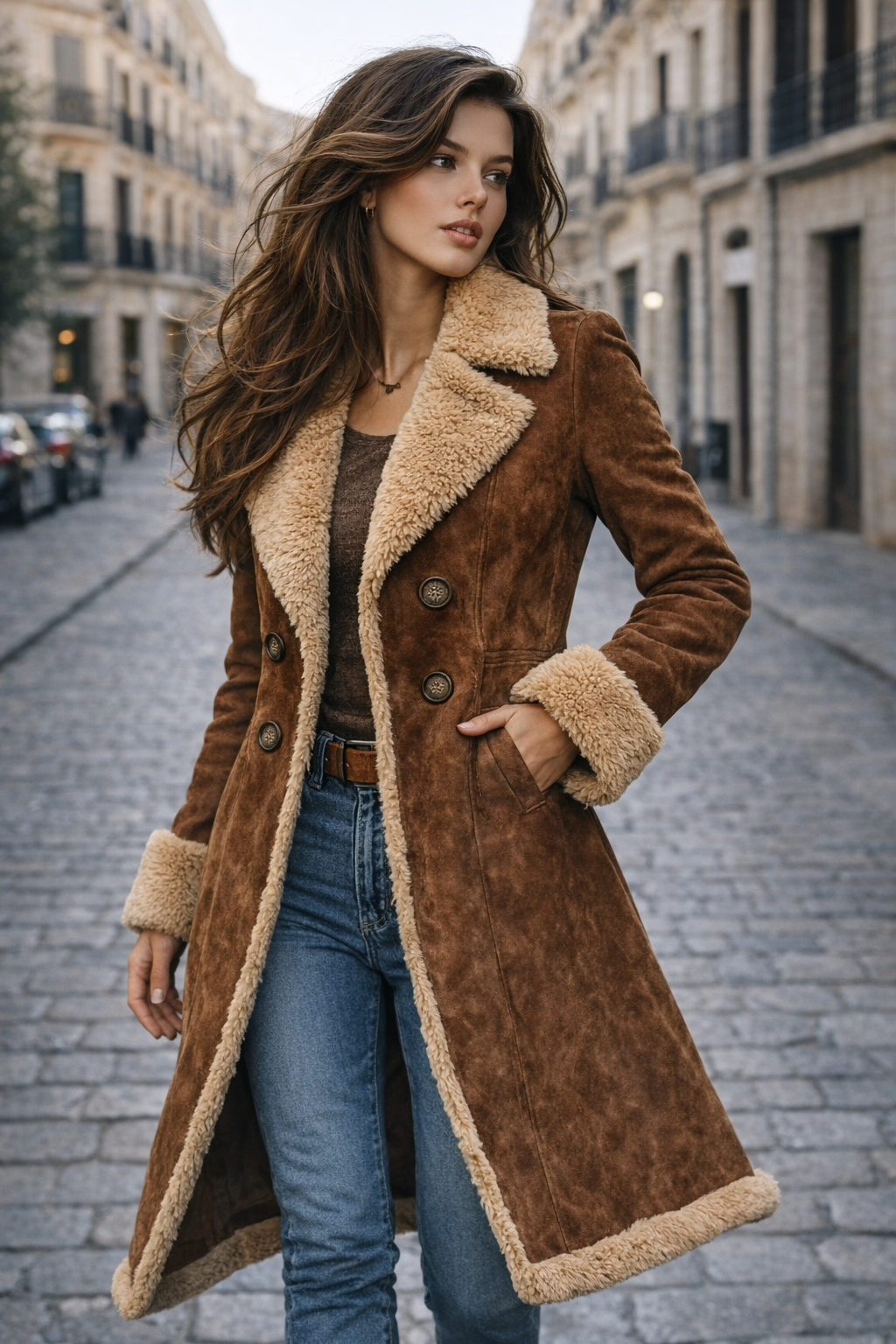 Tina — Abrigo Largo Elegante Edición Limitada | Mujer