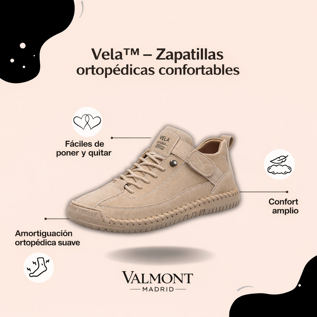 Vela — Zapatillas Ortopédicas Sin Dolor | Confort