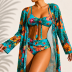 DELACROIX | Bikini 3 Pièces Élégant Tropical Manon