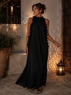 LUNA | Vestido largo con bolsillos