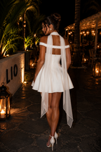Marla — Mini Vestido Marfil | Pureza Contemporánea