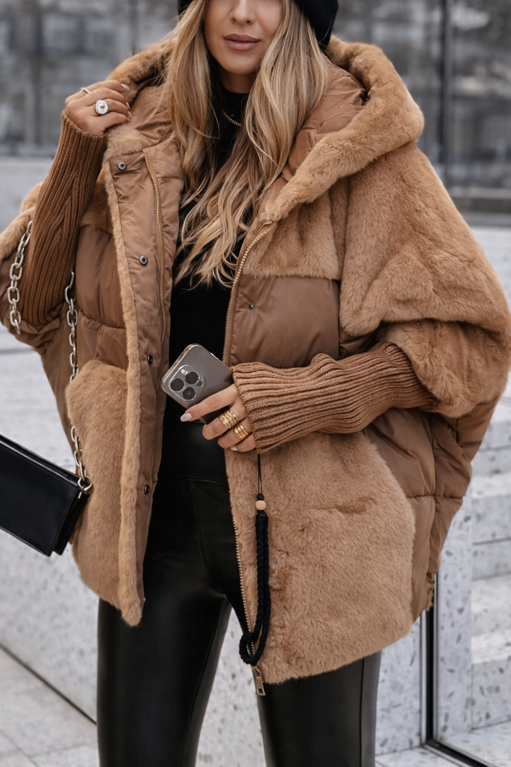 Raina — Chaqueta Acolchada Terciopelo | Mujer
