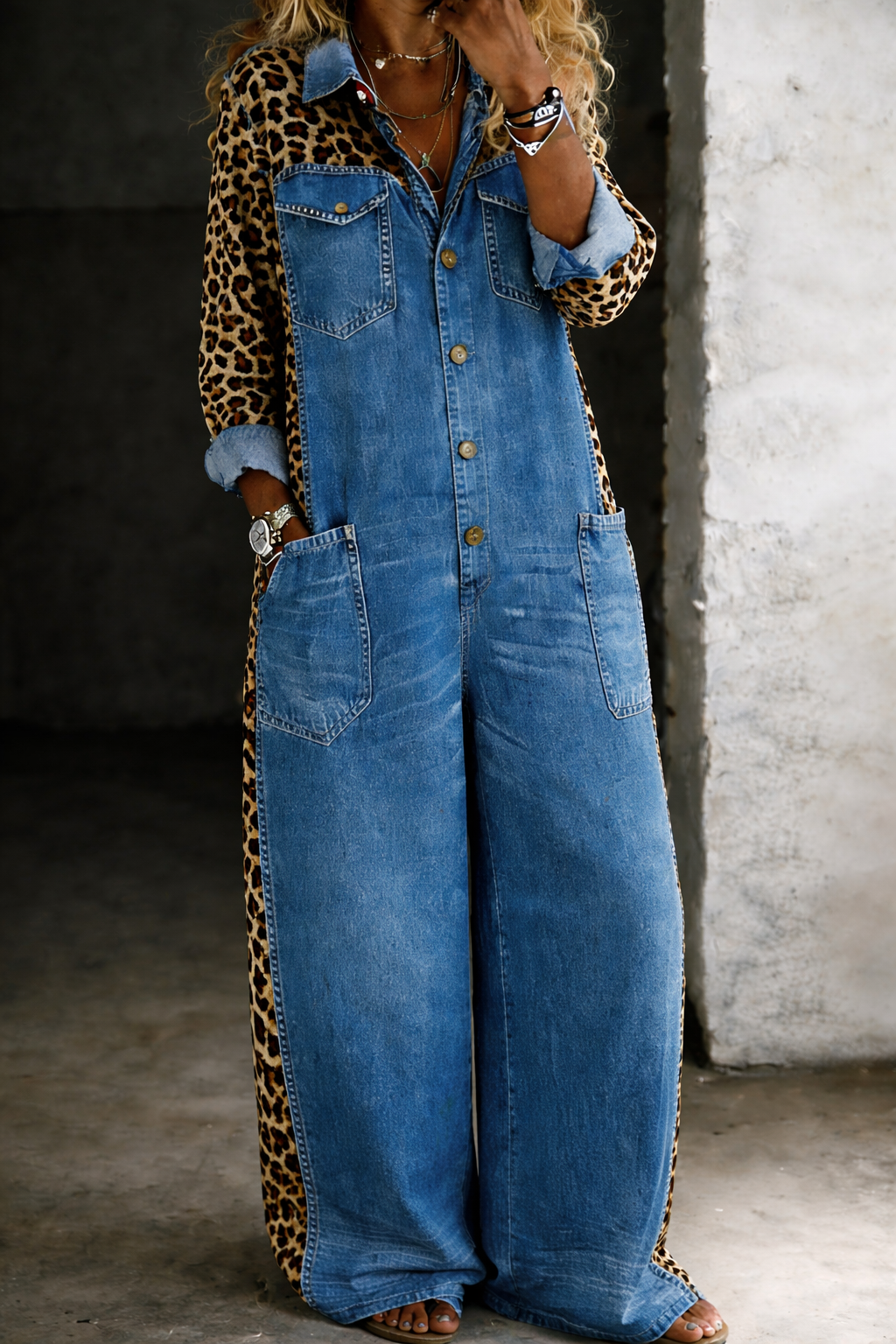 Amanda | Tuta intera in denim