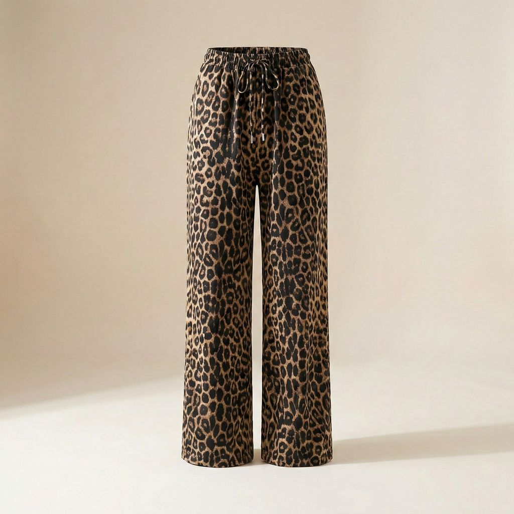 Leopardo — Pantalón Casual Cintura Alta | Audacia Felina